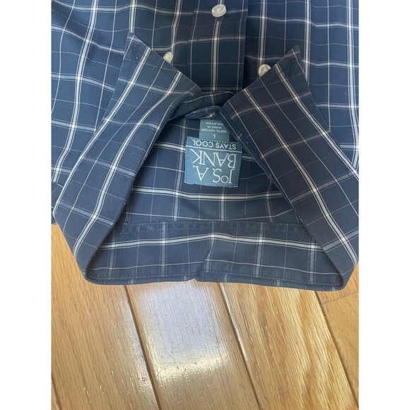 Joseph A Banks Button Down Lot-Stay Cool-2 Shirts-Mens Large-Front Pocket - Picture 10 of 10